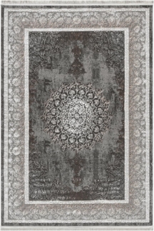 Vimoda Orientteppich Salsa, moderner orientalischer Klassiker Look, Rechteckig, Höhe: 13 mm, Teppich kurzflor modern, dicht, weich, Wohnzimmer, Schlafzimmer