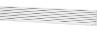 Wandboard Merced in weiß matt 150 cm