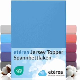 etérea Himmlische Qualität Spannbettlaken etérea Comfort Jersey Topper Spannbettlaken, Jersey, Gummizug: rundum, (1 Stück)