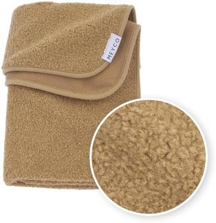 Meyco Uni Boucle Decke Toffee Braun