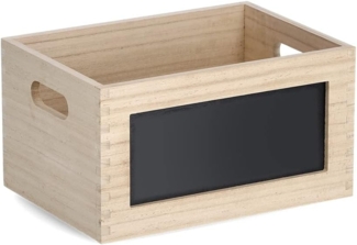 ZELLER Present Holz Allzweckkiste mit Tafel