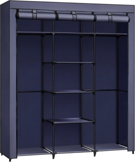 Songmics Kleiderschrank faltbare Garderobe mit Kleiderstangen