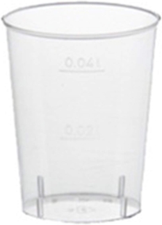 40 Gläser für Schnaps, PS 4 cl Ø 4,2 cm · 5,2 cm glasklar