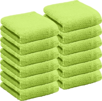 REDBEST Gästehandtuch Gästetuch "Oceanside" 12er-Pack, Frottier, Walk-Frottier Uni