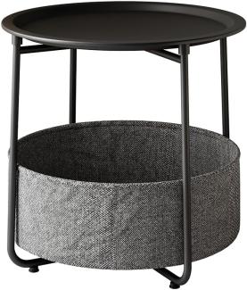 Vicco Couchtisch Liva Schwarz 47 x 50 cm