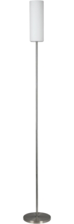 Eglo 85982 Stehleuchte Troy 3 Glas satiniert weiß E27 1X40W H:153cm Ø10,5cm mit Fußtrittschalter