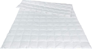 Traumina Daunendecke Exclusive Body WK1 extra leicht, Füllung: 100% Gänsedaunen|240x220 cm