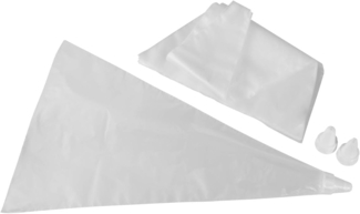 Zenker Spritzbeutel Einwegspritzbeutel, 20 St. mit 3 Tüllen