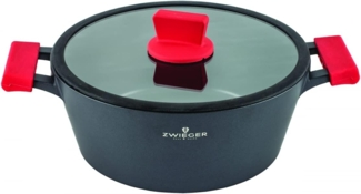 ZWIEGER OBSIDIAN Induktionstopf mit Deckel 24cm 3l