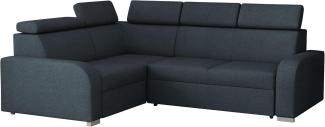 Ecksofa Apollo 2rR1 80 mit Schlaffunktion, L-Form, Einstellbare Kopfstützen (Farbe: Crown 15)