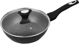 Klausberg Klausberg Granit-Bratpfanne tief 24 cm Marmo Gold KB7295