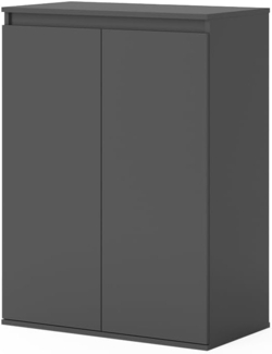 Vicco Highboard Claus, Anthrazit, 74 x 99.6 cm mit 2 Türen