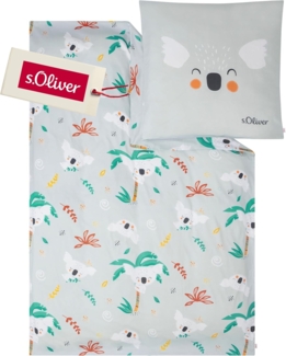 s.Oliver Kinderbettwäsche Satinbettwäsche s.Oliver Junior Koala, Mako-Satin, 2 teilig, mit süßen Koalabären