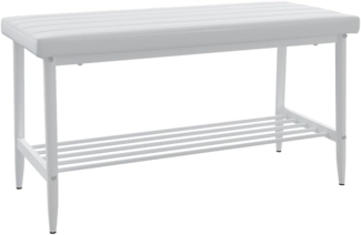 Sitzbank Grand Weiß 85 x 35 cm Vicco