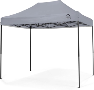 All Seasons Gazebos 3x2m vollständig wasserdichtes Faltpavillon - Metallisch Grau