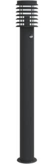 vidaXL Wegeleuchte mit Bewegungsmelder Schwarz 110 cm Edelstahl 4006371