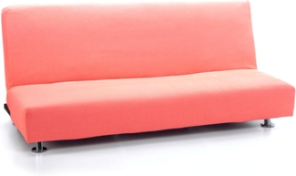 MAXIFUNDAS Bettbezug für Schlafsofa, 3-Sitzer, Strada, Pastellrosa