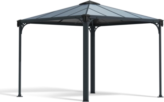 Palram - Canopia Aluminium Pavillon Palermo 3000 | Anthrazit | 295x295x276 cm