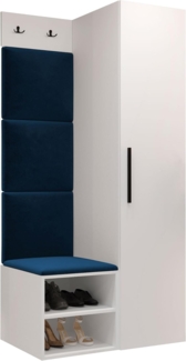 Garderoben-Set Mapreni III (Farbe: Weiß, Manila 26)