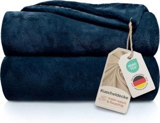 Wohndecke Kuscheldecke super weich & flauschig – warme Fleecedecke, Gräfenstayn, warme Wolldecke, Sofadecke & Tagesdecke - Überwurf Sofa, Couch