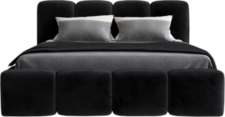 A&J MöbelLand Polsterbett DONA mit Bettkasten und Lattenrost.