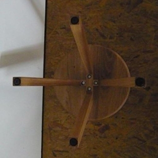 Couchtisch Dweller Höhe: 50 cm, Durchmesser: 40 cm natur