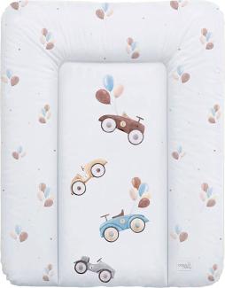 Ceba Baby Wickelauflage weiche Wickelunterlage Baby Wickeltischauflage Abwaschbar 50x70 Retro Cars