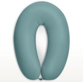 sei Design Stillkissenbezug 190×30 cm – Premium Jersey Ersatzbezug für Stillkissen XXL – weich, elastisch & pflegeleicht – mit Tasche & XXL-Reißverschluss – Oeko-TEX – Sand | Rosa | Grau | Mint