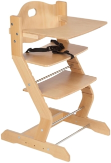 tiSsi® Kinderhochstuhlset mit Grundgestell und Bügel Buche Natur