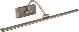 LED Bilder Wandleuchte, Antik Messing, L 64 cm