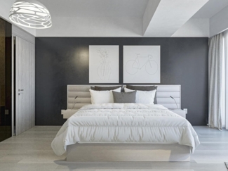 Italian Bed Linen Feuerfeste Sommerdecke SAIA, weiß, 250x200 cm