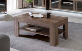 FORTE Savona Couchtisch, Holzwerkstoff, Braun, 110 x 45,5 x 60 cm