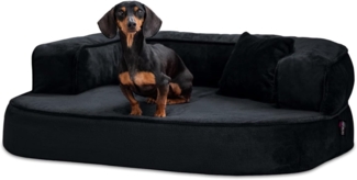 SHARLEEN Orthopädisches Hundesofa - 40 Anthrazit, 80x60cm