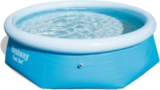 Bestway Fast Set 57265, Aufblasbarer Pool, Rund, 2300 l, Blau, PVC