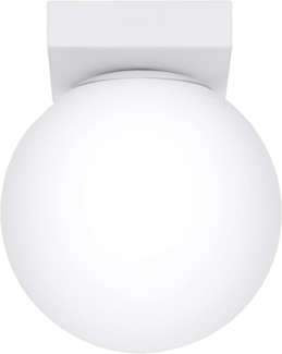 SOLLUX SL. 1146 Deckenleuchte YOLI 1XG9 12W Stahl weiß L:12cm B:12cm H:14. 5cm dimmbar