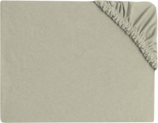 ZOLLNER Spannbettlaken, Fein-Jersey, Gummizug: rundum, 100 x 200 cm, 100% Baumwolle