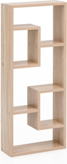 'Rose' Wandregal, Hängeregal, Holz, Sonoma, 36 x 90 x 13,5 cm