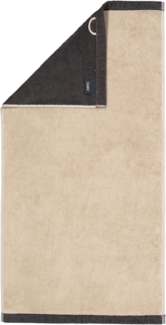 Cawö Handtücher Lifestyle Splash Doubleface|Duschtuch 70x140 cm| leinen-basalt