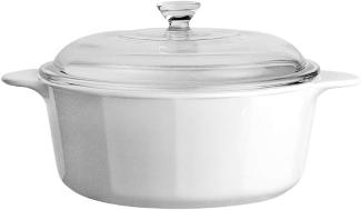 Corningware Kochtopf aus Glaskeramik weiß - 2,25 Liter