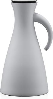 Eva Solo Isolierkanne, Kaffeekanne, Thermokanne, Teekanne, Glas/Kunststoff/Edelstahl, Marmor Grau, 1 L, 502800