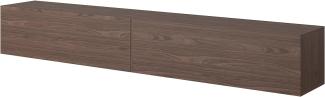 Selsey BISIRA TV-Element, Melamine, Nussbaum, 200 cm