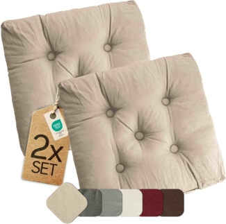 etérea Himmlische Qualität Sitzkissen etérea Heidi Sitzkissen und Stuhlkissen 42x42 cm -