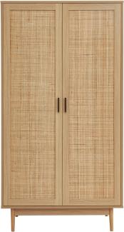 BAÏTA Amana Schrank, Kanne und Spanplatten, helles Holz, L90cm