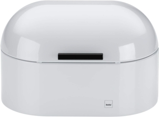 kela Brotkasten Friscolino, Metall, glänzende, Gummierung an Unterseite, kleine Luftlöcher auf Rückseite