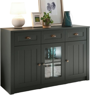 Sideboard Forres in grün Landhaus 130 x 86 cm