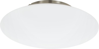 Eglo 97811 LED Deckenleuchte FRATTINA-C nickel-matt weiß Ø43,5cm H:13cm dimmbar mit Connect Funktion