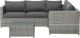 Ecksofa Lounge Set AVOLA Grau