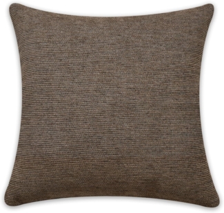 Kissen mit Füllung braun 45 x 45 cm