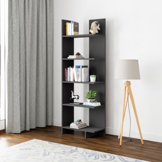 Bücherregal Vireftere 176 x 62 x 29 cm Grau [en. casa]