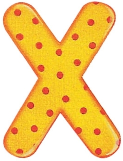 Selecta Holzbuchstaben A-Z : X